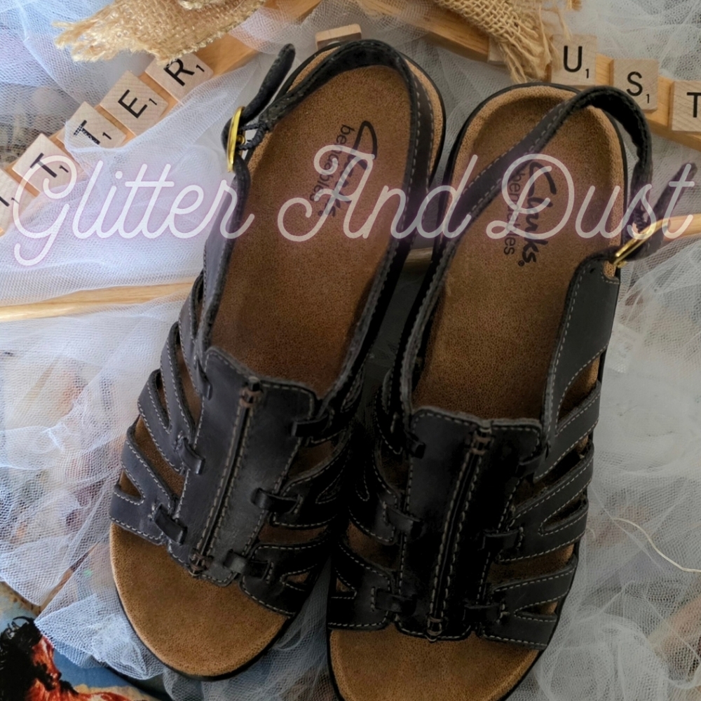 Clarks Merliah 2 Ruby Leather Sandals View 6